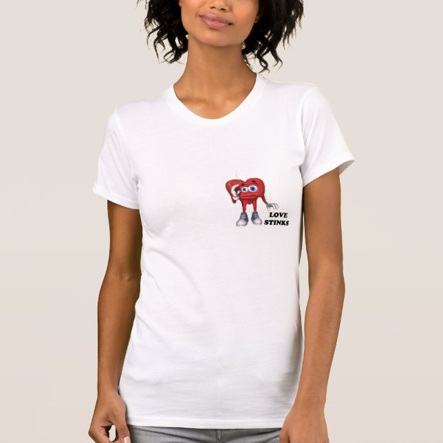 kärlek stinker t-shirt (Framsida)