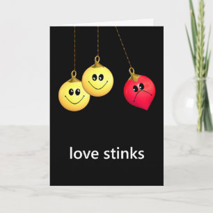 Kärlek Stinks, Lycklig Ansikte Ornaments, vårt hjä Helgkort