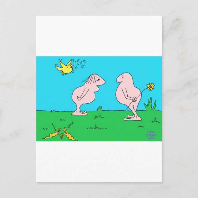 KÄRLEK STORY 1 VYKORT (Framsida)