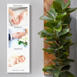 Kärlek Story Engaged Parried-foto (gifta föräldrar Canvastryck