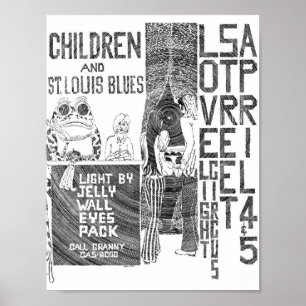 Kärlek Street Light Circus flyer Apr4&5'69 Poster