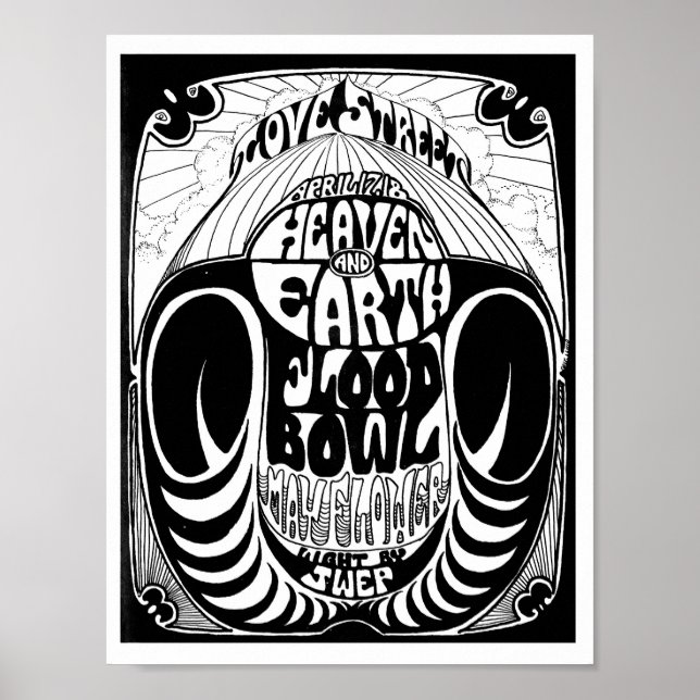 Kärlek Street Light Circus flyer LoveStreetApr17&1 Poster (Framsidan)