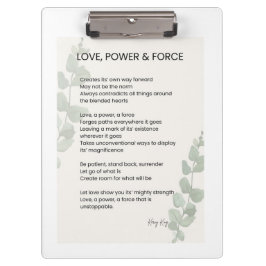 Kärlek, ström, tvångsepoetry för Dikt