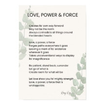 Kärlek, ström, tvångsepoetry för Dikt