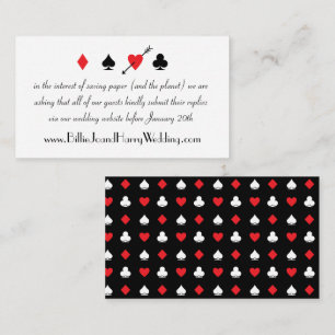 Kärlek Struck Casino Bröllop Online OSA kort