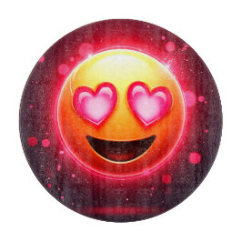 Kärlek Struck Emoji Hearts Glow