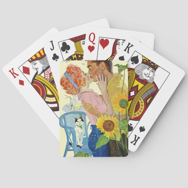 Kärlek-Struck Spelkort (Baksidan)