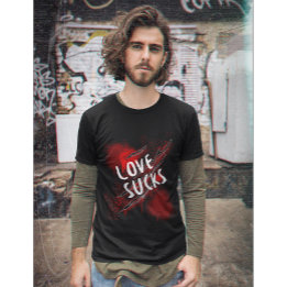 Kärlek Sucks, Anti alla hjärtans dag dagen Stil Go T Shirt