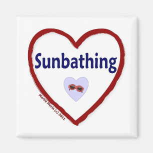 Kärlek Sunbad Magnet
