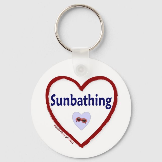 Kärlek Sunbad Nyckelring (Framsida)