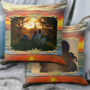 Kärlek Sunset 1738 Kudde