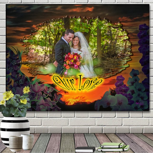 Kärlek Sunset 2584 Art Print Poster (Skapare uppladdad)