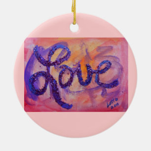 Kärlek Sunset Twilight Ornament Art