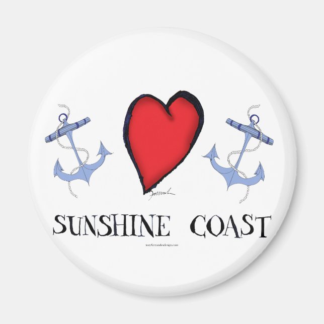 kärlek sunshine kusten magnet (Framsidan)
