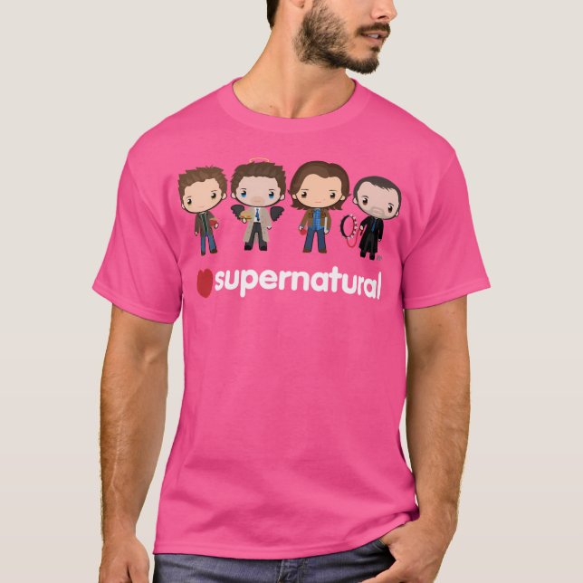 Kärlek Supernatural T Shirt (Framsida)