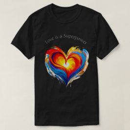 Kärlek Superpower 04 T-Shirt