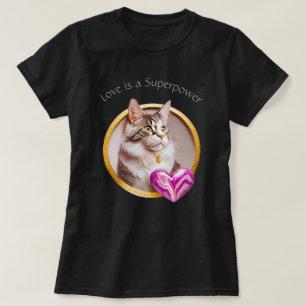 Kärlek superströmkatt 01 t shirt