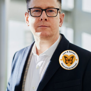 Kärlek & Support Många Sclerosis Awareness Knapp