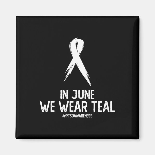 Kärlek Support Ptsd efter traumatisk Stressa Disor Magnet (Framsidan)