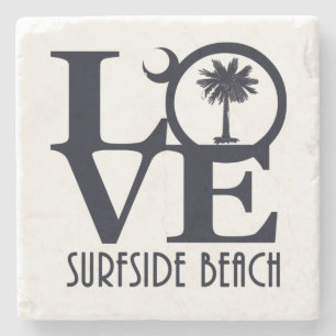 KÄRLEK Surfside Beach SC Stenunderlägg