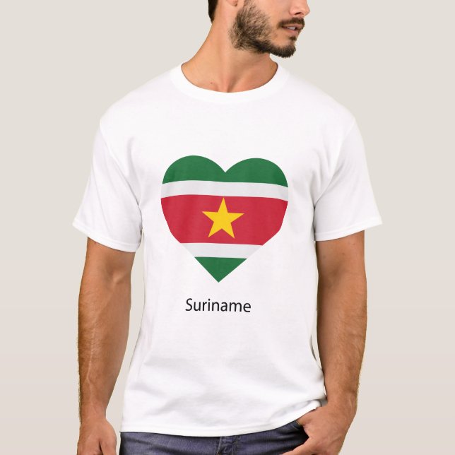 Kärlek Surinam T Shirt (Framsida)