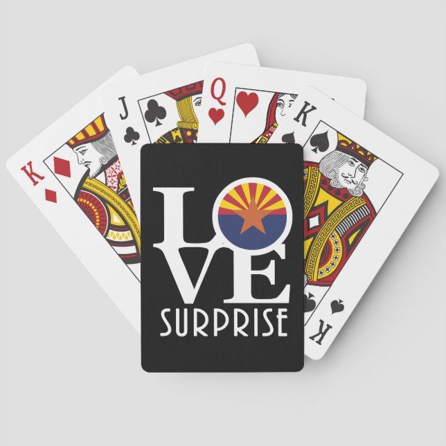 KÄRLEK Surprise Arizona Casinokort (Baksidan)