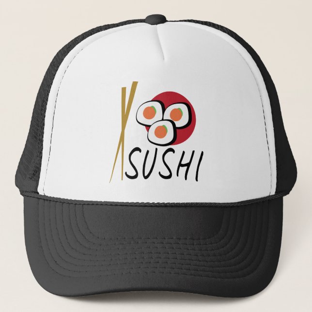 Kärlek Sushi Organic Planet Hats Keps (Framsida)