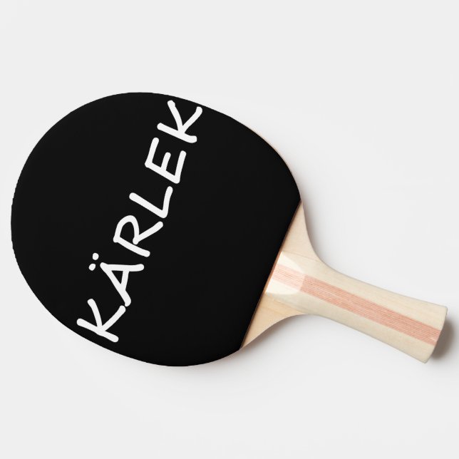 Kärlek, svenska Kärlek Pingisracket (Sidan)