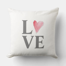 KÄRLEK Sweet Heart Rosa Valentine Förlovning Möhip Kudde