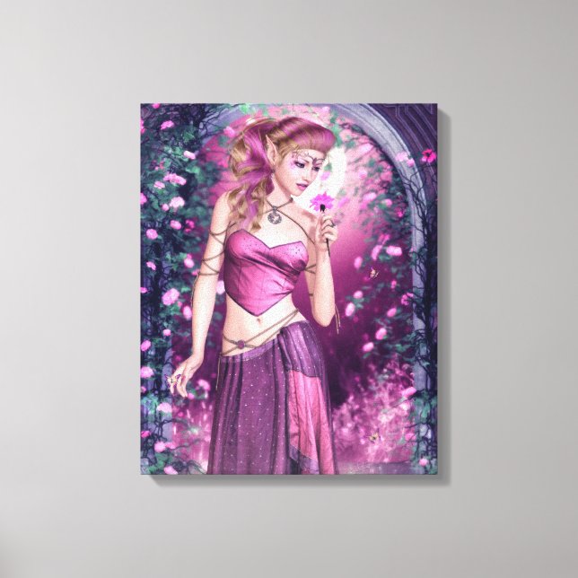 Kärlek Sweet Musings Wrapped Canvas Skriv ut (Framsida)