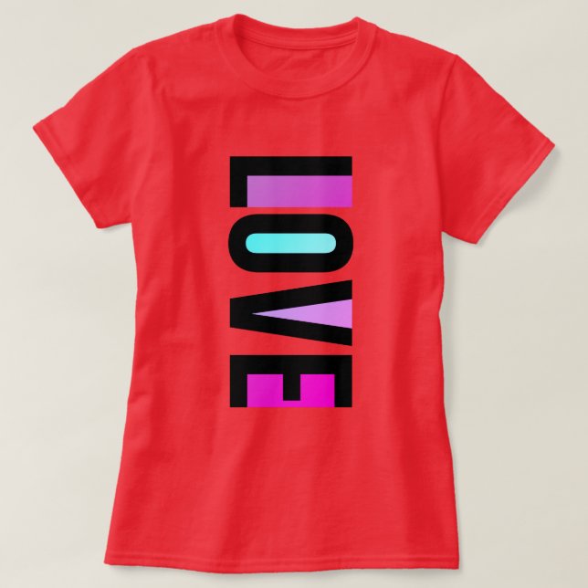 Kärlek T Shirt (Design framsida)