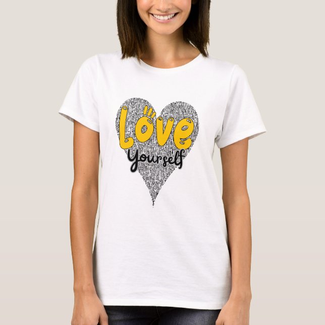 kärlek t shirt (Framsida)