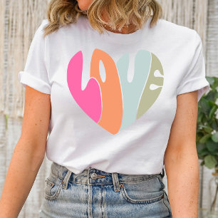 KÄRLEK T-shirt för Alla hjärtans dag