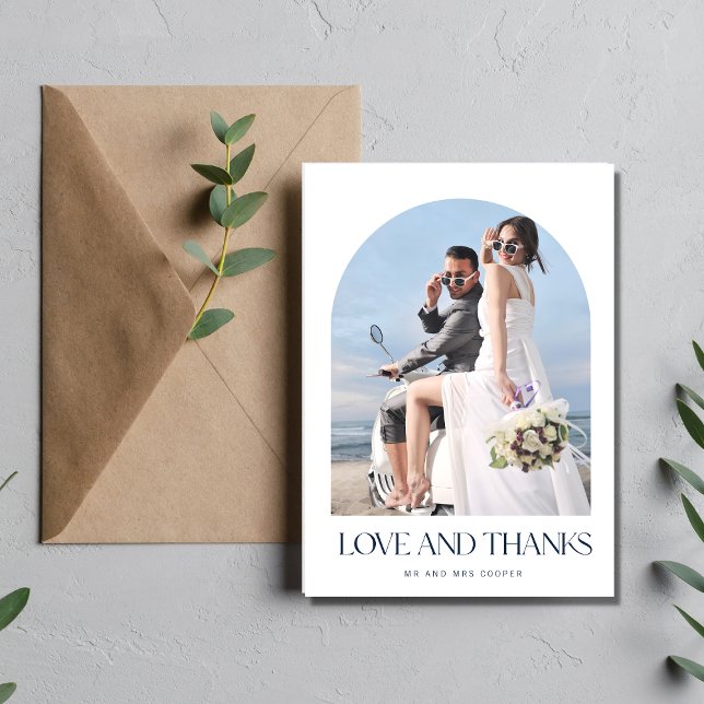 Kärlek Tack, Arch Photo Bröllop Tack (Skapare uppladdad)