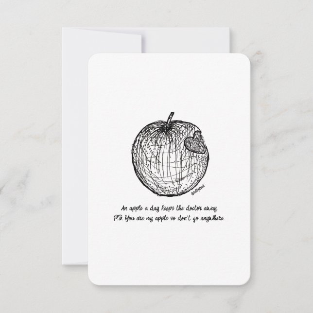 Kärlek & Tack, gå ingenstans, platta kort (Framsida)