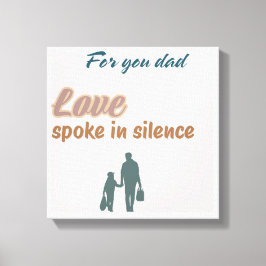 🖼️ Kärlek talade i tysthet - Heartfilt Wall Canvastryck