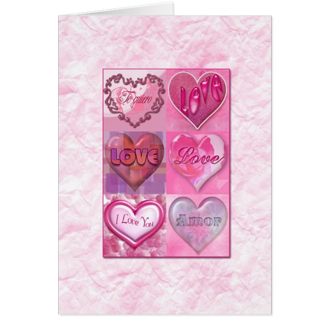 Kärlek Talks Hälsningskort (Framsidan)