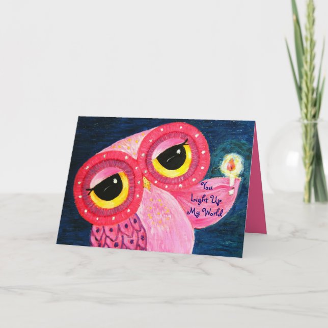 Kärlek tänder upp någon annans mörkaste ögonblick helgkort (Framsida)