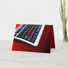 Kärlek Tangentbord Helgkort