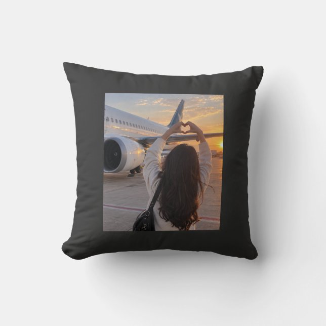 Kärlek tar flyg kudde (Framsida)