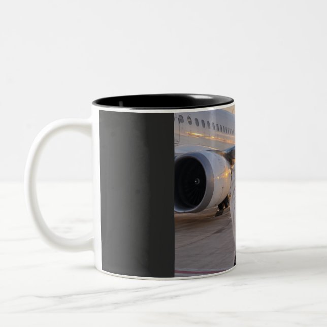 Kärlek tar flyg Två-Tonad mugg (Vänster)