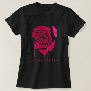 Kärlek Tårar är en paroll, den gotiska abstrakten T Shirt