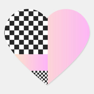 Kärlek Tävla Sticker Hjärtformat Klistermärke