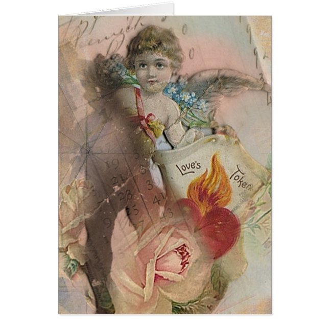 Kärlek tecken hälsningskort (Framsidan)