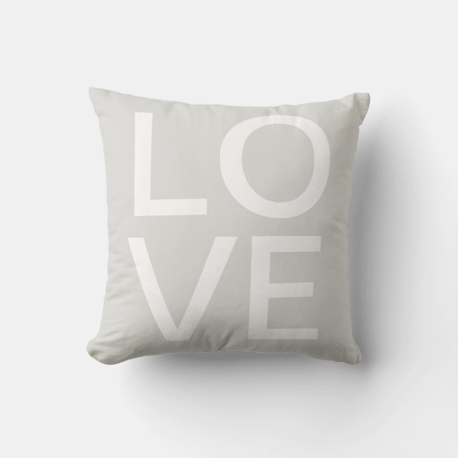 KÄRLEK tecken Valentines day typo Throw Cushion Br Kudde (Framsida)