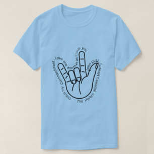 Kärlek teckenspråk T-Shirt