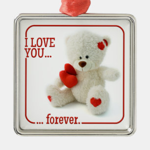 Kärlek Teddy Valentine ornament