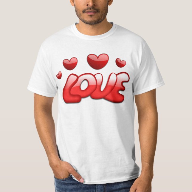 Kärlek Tee Shirt (Framsida)
