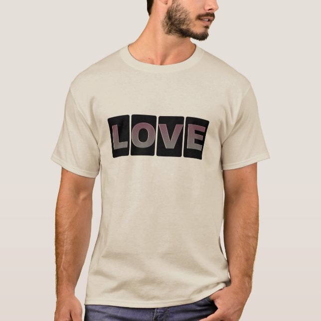 Kärlek Tee Shirt (Framsida)