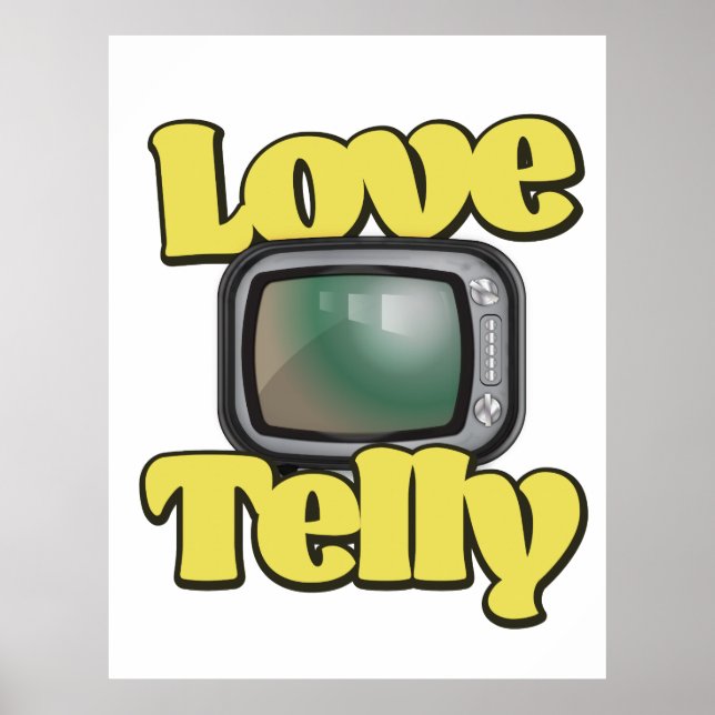 Kärlek Telly Poster (Framsidan)
